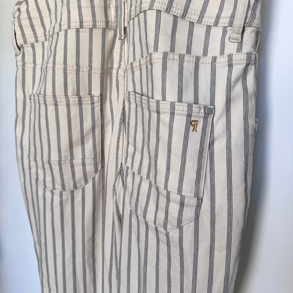 Pilcro Denim Stripe Painter Overalls - Picture 9 of 16